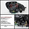Halo DRL Projector Headlights 2008-2011 Mercedes Benz C-Class - image 2