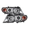 Halo LED Projector Headlights 2002-2005 BMW E46 3 Series - image 3