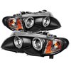 Halo LED Projector Headlights 2002-2005 BMW E46 3 Series - image 2