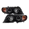 Halo LED Projector Headlights 2002-2005 BMW E46 3 Series - image 3