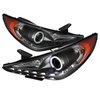 Halo DRL Projector Headlights 2011-2013 Hyundai Sonata - image 2