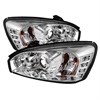 Halo LED Projector Headlights 2004-2007 Chevy Malibu - image 1