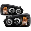 Halo LED Projector Headlights 2004-2007 Chevy Malibu - image 3