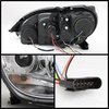 Halo LED Projector Headlights 2000-2006 Mercedes Benz S-Class - image 3