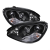 Halo LED Projector Headlights 2000-2006 Mercedes Benz S-Class - image 1