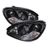 Halo LED Projector Headlights 2000-2006 Mercedes Benz S-Class - image 3