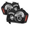 Halo LED Projector Headlights 2008-2010 Jeep Grand Cherokee - image 2
