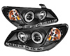 Halo DRL Projector Headlights 2007-2010 Hyundai Elantra - image 1