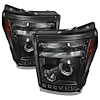 Halo DRL Projector Headlights 2011-2016 Ford F250/350/450 - image 1