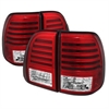 LED Tail Lights Uses Stock Bulbs Pair Red/Clear - image 1