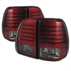 LED Tail Lights Uses Stock Bulbs Pair Red/Smoke - image 1
