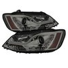 Halo DRL Projector Headlights 2011-2014 Volkswagen Jetta - image 2