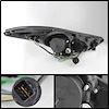 Halo DRL Projector Headlights 2011-2013 Hyundai Elantra - image 1