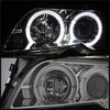 Halo LED Projector Headlights 2004-2006 BMW E46 3 Series - image 3