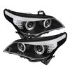 Halo CCFL Projector Headlights 2004-2007 BMW E60 5-Series - image 2