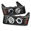 Halo LED Projector Headlights 2004-2012 Chevy Colorado/GMC Canyon - image 1