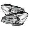 DRL Projector Headlights 2012-2013 Mercedes Benz W204 C-Class - image 1