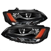 xTune OEM Style Crystal Headlights 2011-2018 Volkswagen Jetta - image 1