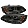 xTune OEM Style Crystal Headlights 2011-2018 Volkswagen Jetta - image 1