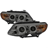 Halo CCFL DRL Projector Headlights 2004-2006 BMW X5 E53 - image 1