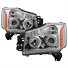 xTune Halo LED Projector Headlights 2004-2015 for Nissan Titan - image 1