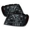 Halo LED Projector Headlights 1999-2004 Jeep Grand Cherokee - image 1