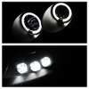 Halo LED Projector Headlights 2005-2010 Chevy Cobalt - image 3