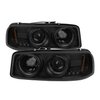 Halo LED Projector Headlights 1999-2006 GMC Sierra - image 2