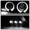 Halo LED Projector Headlights 1999-2006 GMC Sierra - image 3