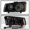Halo LED Projector Headlights 2003-2006 Chevy Silverado - image 3