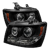 Halo LED Projector Headlights 2007-2014 Chevy Suburban - image 1