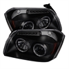 Halo LED Projector Headlights 2005-2007 Dodge Magnum - image 1