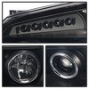 Halo LED Projector Headlights 2005-2007 Dodge Magnum - image 2