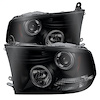 Halo LED Projector Headlights 2009-2016 Dodge Ram - image 1