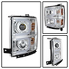 DRL Projector Headlights 2014-2015 Chevy Silverado - image 1