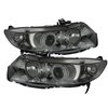 Halo CCFL Projector Headlights 2006-2008 Honda Civic - image 2