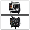 Light Bar DRL Projector Headlights 2014-2015 GMC Sierra 2500HD/3500HD - image 1
