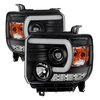 Light Bar DRL Projector Headlights 2014-2015 GMC Sierra 2500HD/3500HD - image 2