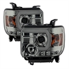 Light Bar DRL Projector Headlights 2014-2015 GMC Sierra - image 1