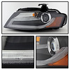 DRL LED Projector Headlights 2009-2012 Audi A4 - image 1