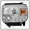 Light Bar DRL Projector Headlights 2014-2015 GMC Sierra - image 1