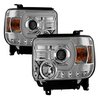 Light Bar DRL Projector Headlights 2014-2015 GMC Sierra - image 2