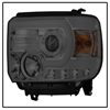 Light Bar DRL Projector Headlights 2014-2015 GMC Sierra - image 1