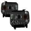Light Bar DRL Projector Headlights 2014-2015 GMC Sierra - image 2
