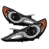 Light Bar DRL Projector Headlights 2011-2013 Hyundai Sonata - image 1