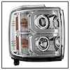 Light Bar DRL Projector Headlights 2015-2016 Chevy Silverado 2500HD/3500HD - image 1