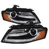 DRL LED Projector Headlights 2009-2012 Audi A4 - image 1