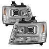 Light Bar DRL Projector Headlights 2007-2014 Chevy Tahoe/Avalanche/Suburban - image 1