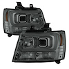 Light Bar DRL Projector Headlights 2007-2014 Chevy Tahoe/Avalanche/Suburban - image 1