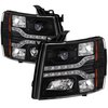 DRL LED Projector Headlights 2007-2014 Chevy Silverado - image 2